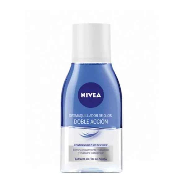 Nivea Daily Essentials Double Effect Eye Make Up Remover Unisex, 125 ml