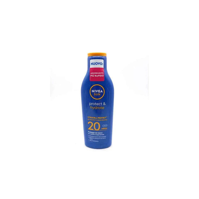 Nivea Sun Protege e Hidrata Leche Solar Spf20 Unisex, 200 ml