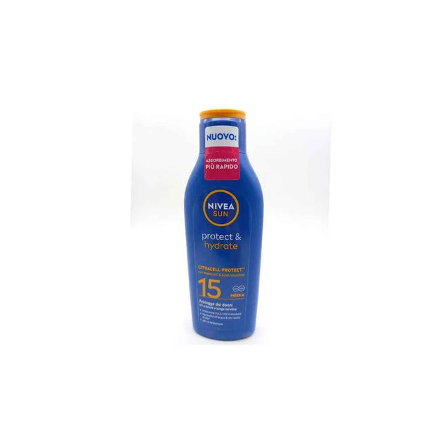 Nivea Sun Protege e Hidrata Leche Solar Spf15 Unisex, 200 ml