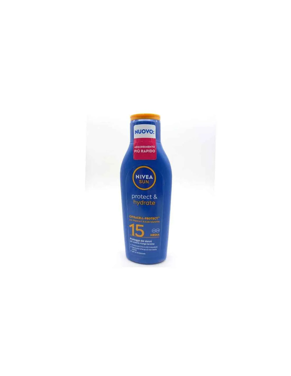 Nivea Sun Protege e Hidrata Leche Solar Spf15 Unisex, 200 ml