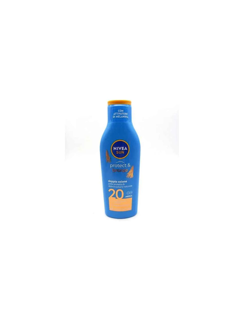 Nivea Sun Protege y Broncea Leche Solar Spf20 Unisex, 200 ml