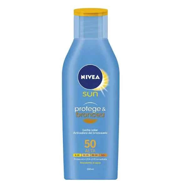 Nivea Sun Protect And Bronze Tan Activating Sun – Lotion Spf50 Unisex, 200 ml