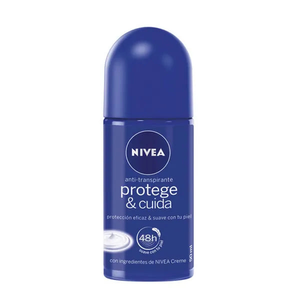 Nivea Protect And Care – Deodorant Roll On Unisex, 50 ml