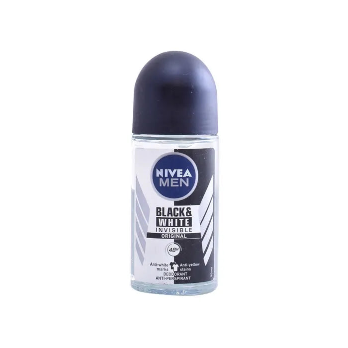 Nivea Men Black And White Ivisible Original – Deodorant Roll-On Unisex, 50 ml