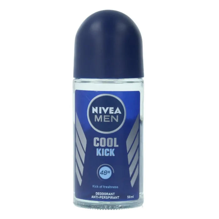 Nivea Men Cool Kick – Deodorant Roll On Unisex, 50 ml