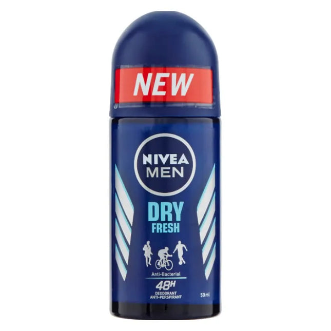 Nivea Men Dry Fresh 48h – Deodorant Roll On Unisex, 50 ml