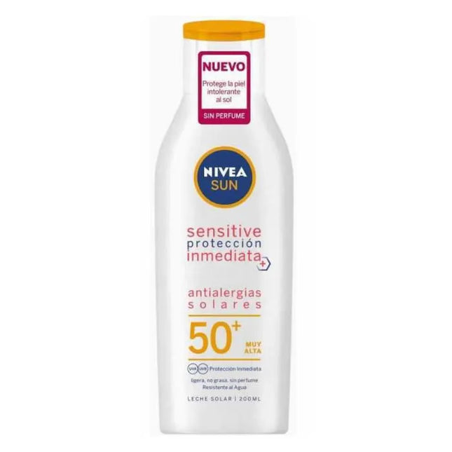 Nivea Sun Sensitive Spf50+ Milk Unisex, 200 ml
