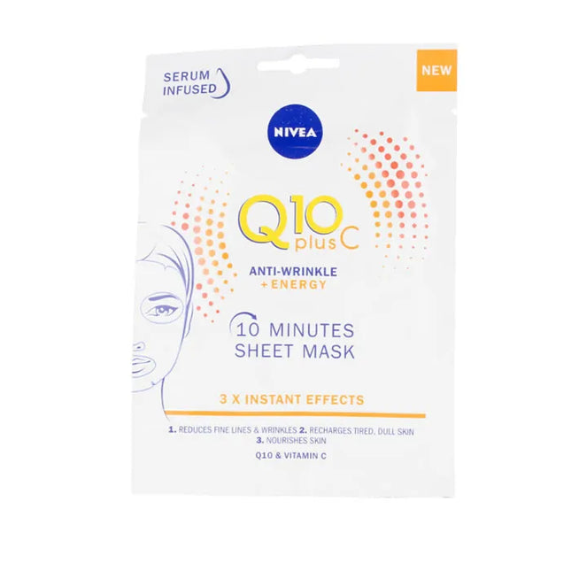 Nivea Q10+Vitamin C Anti Wrinkle Energizing Face Mask Unisex