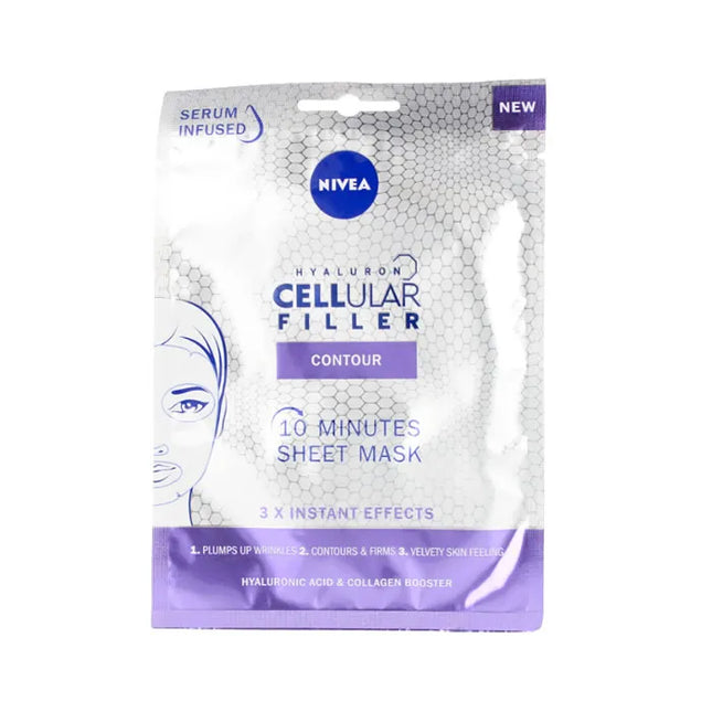 Nivea Hyaluron Cellular Filler Contour Facial Mask Unisex
