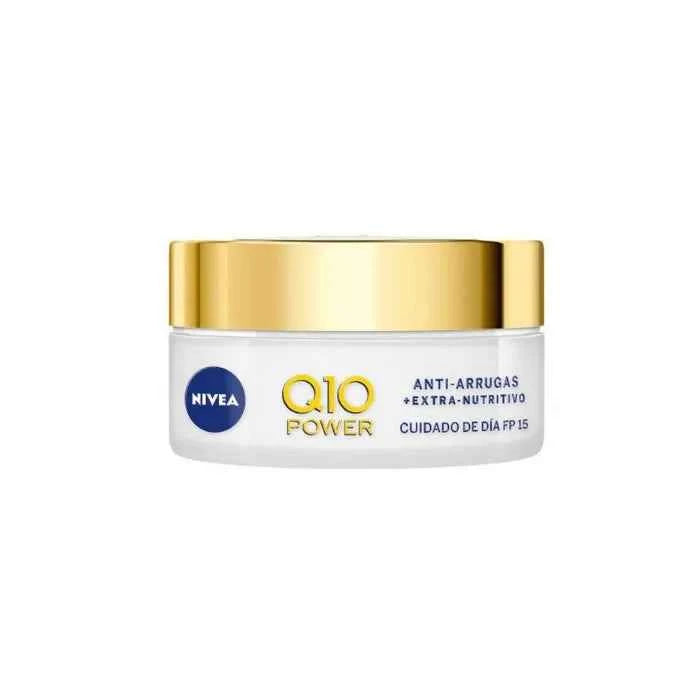 Nivea Q10 Power Anti-Wrinkle Extra Nourishing Spf15 Unisex, 50 ml