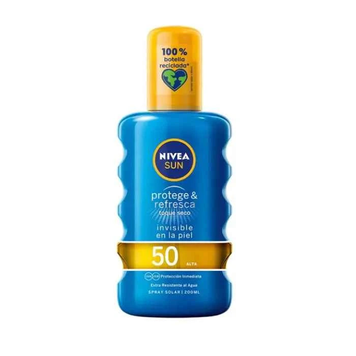 Nivea Sun Protect And Refresh – Spray Spf50 Unisex, 200 ml
