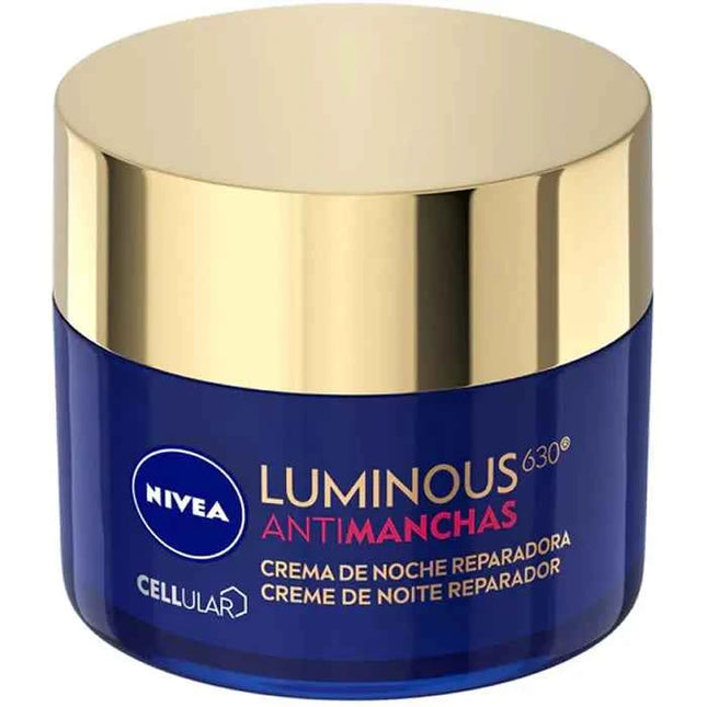Nivea Luminous 630 Antimanchas Crema Noche Reparadora Unisex, 40 ml