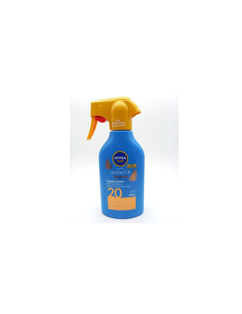 Nivea Sun Protege y Broncea Leche Solar Pistola Spf20 Unisex, 270 ml