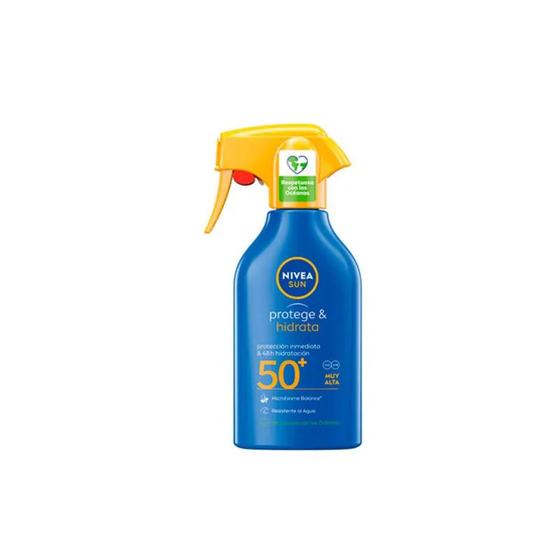 Nivea Sun Protege y Hidrata Pistola Spf50 Unisex, 270 ml