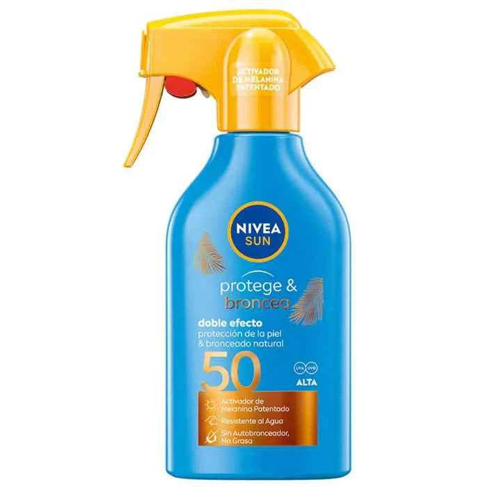 Nivea Protect & Bronze Sun – Spray Spf50 Unisex, 270 ml