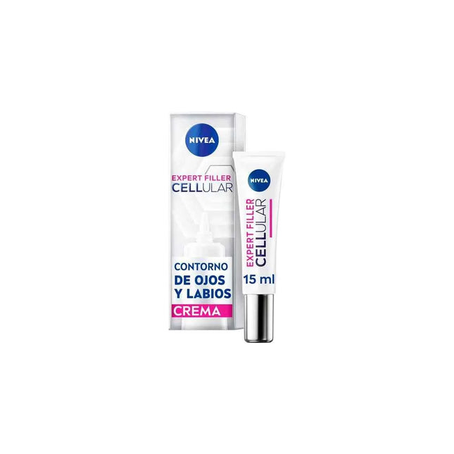 Nivea Cellular Filler Contorno Ojos y Rellenador Labios Unisex, 15 ml