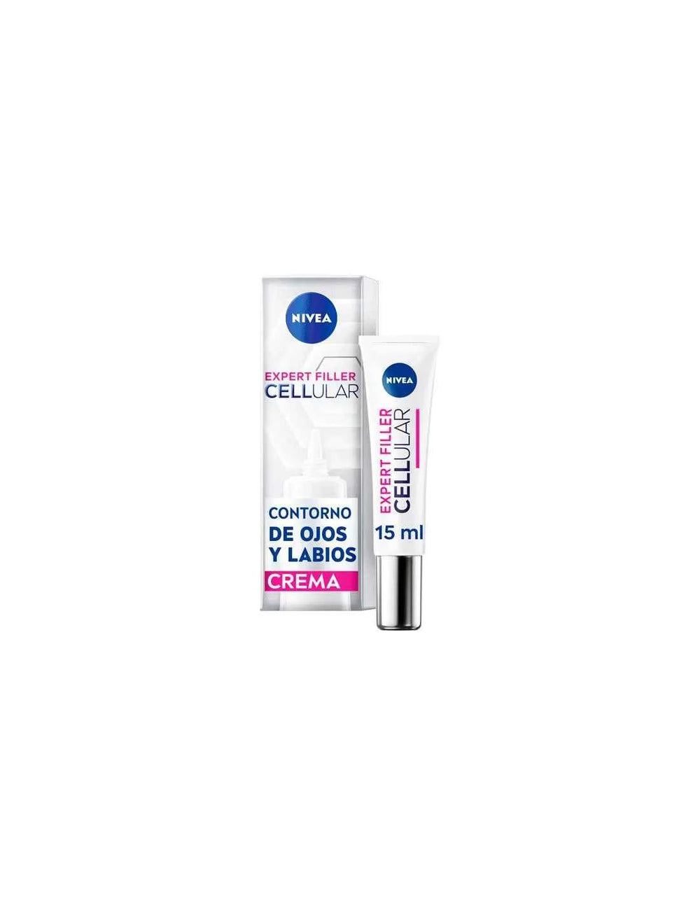 Nivea Cellular Filler Contorno Ojos y Rellenador Labios Unisex, 15 ml