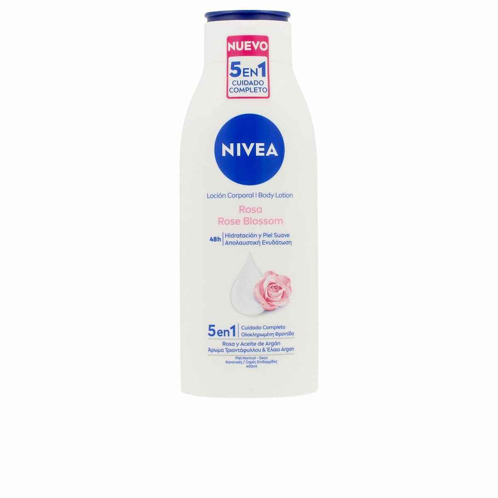Nivea Rose Blossom Loción Corporal 5 En 1 Unisex, 400 ml