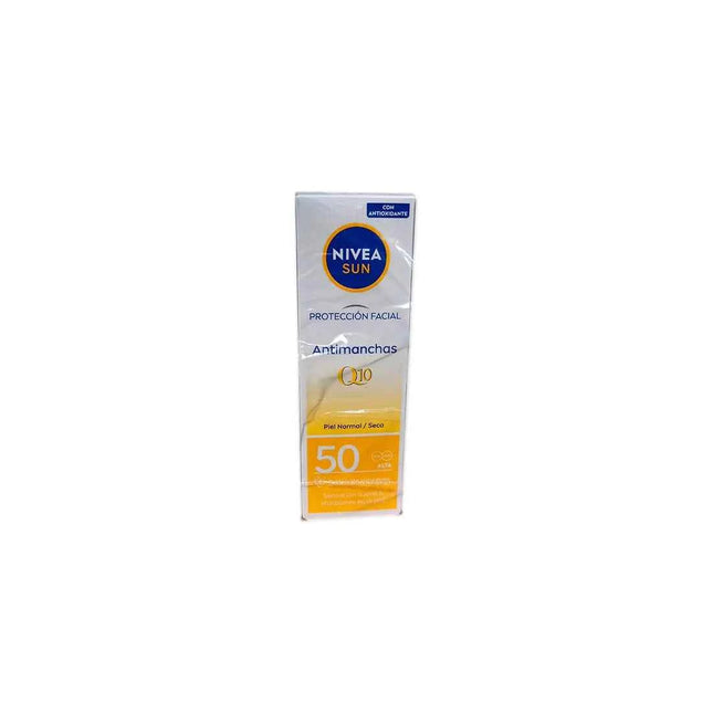 Nivea Sun Facial Control De Brillos Tono Medio Spf50 Unisex, 50 ml