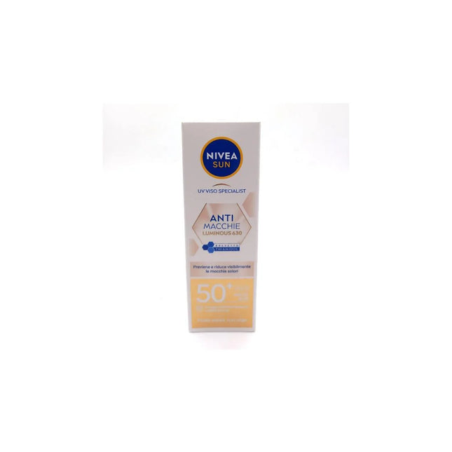Nivea Sun Facial Uv Fluido Antimanchas Luminoso Sfp50 Unisex, 40 ml