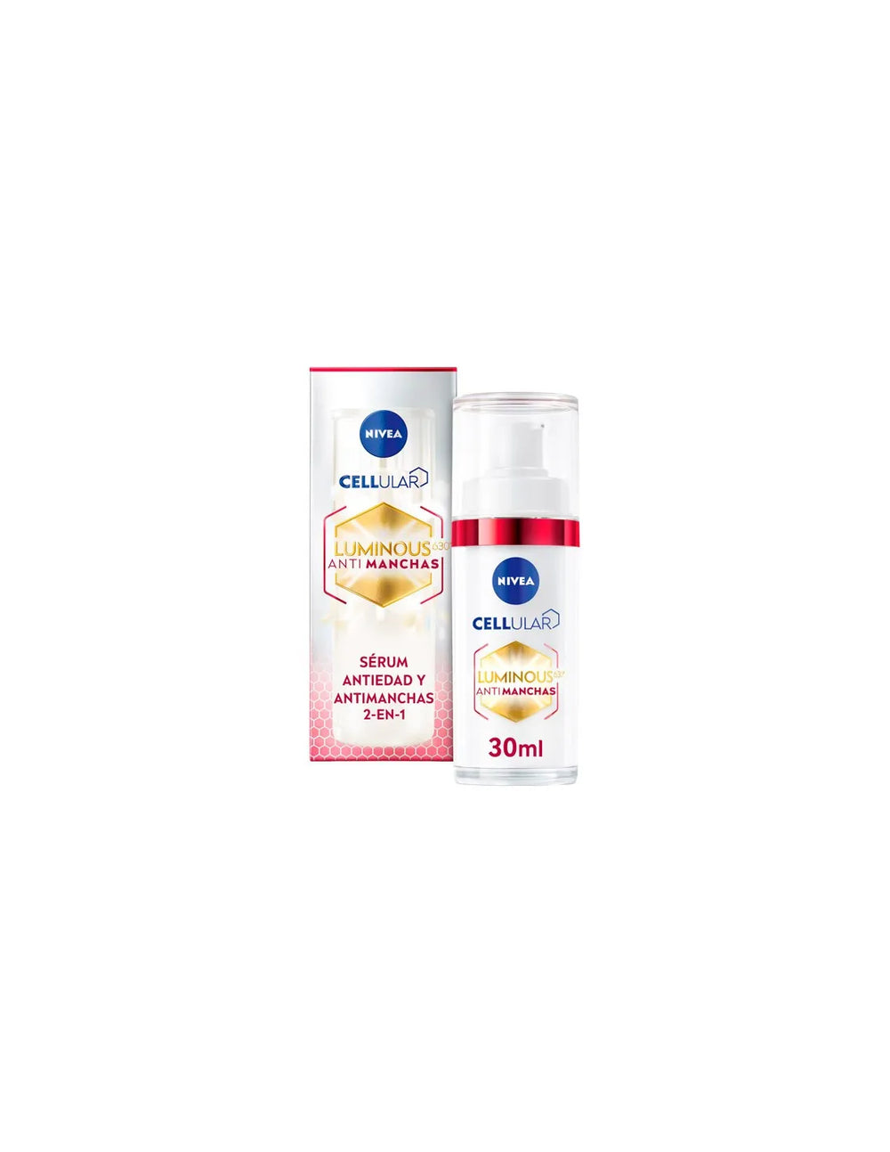 Nivea Luminous 630 Antimanchas – Serum 2en1 Unisex, 30 ml