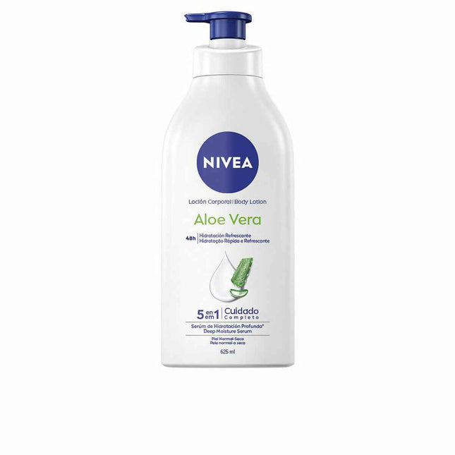 Nivea Aloe Vera Body – Lotion Xxl Dosificador Unisex, 625 ml