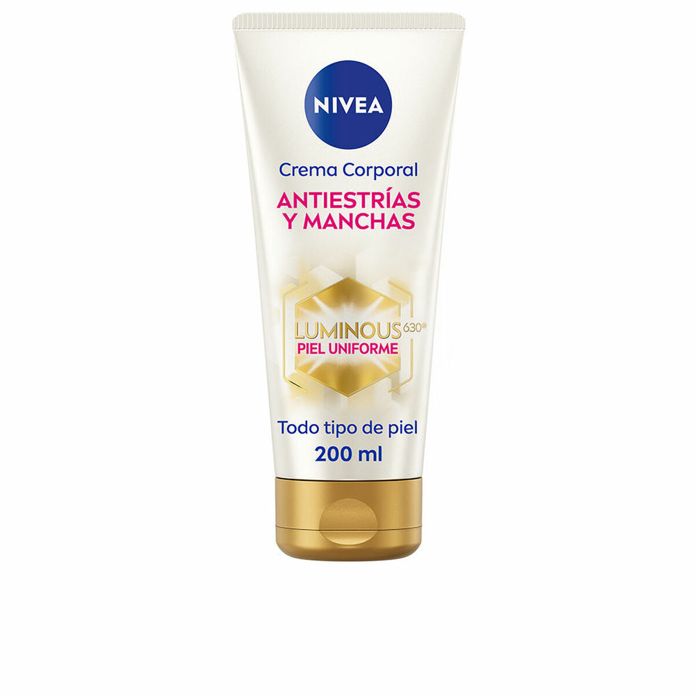 Nivea Luminous 630 Antimanchas Crema Corporal Antiestrías Unisex, 200 ml