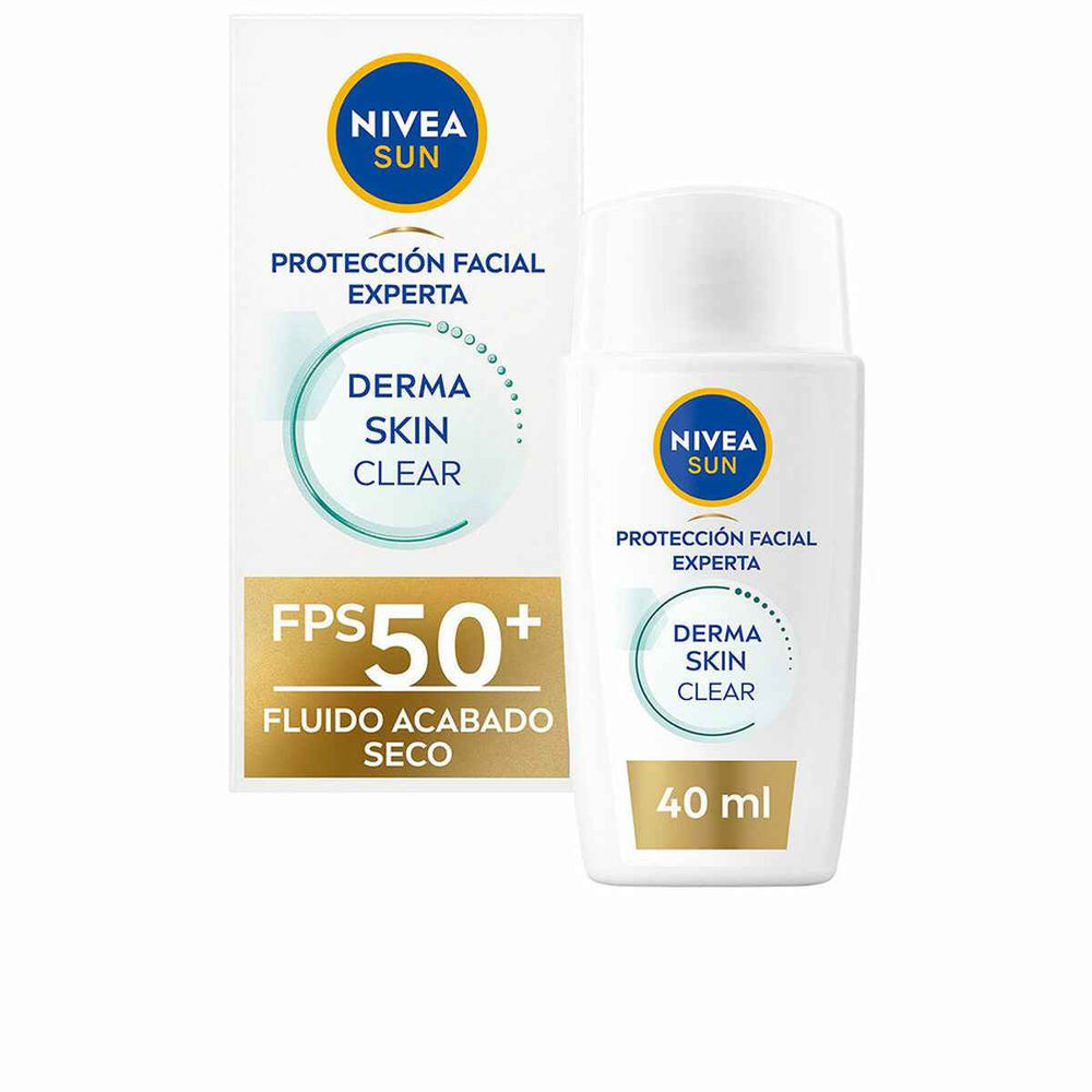 Nivea Sun Derma Piel Clara Spf50 Unisex, 40 ml