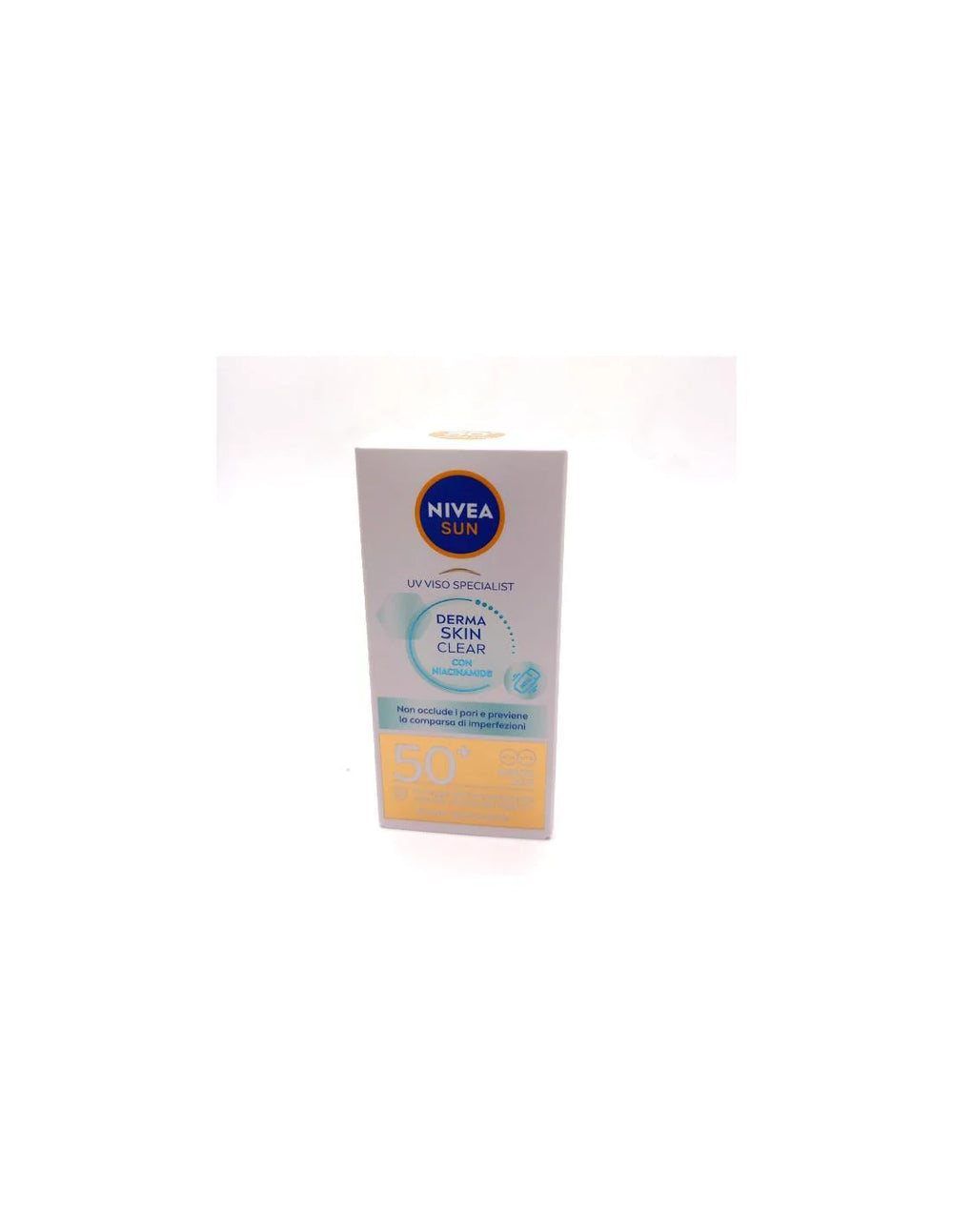 Nivea Sun Facial Uv Crema Solar Niacinamide Piel Clara Sfp50 Unisex, 40 ml