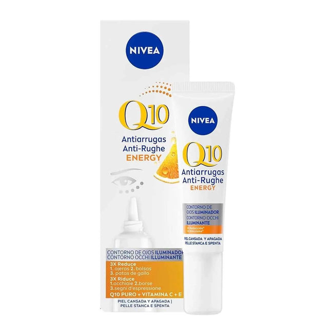 Nivea Q10 Energy Contorno De Ojos Unisex, 15 ml