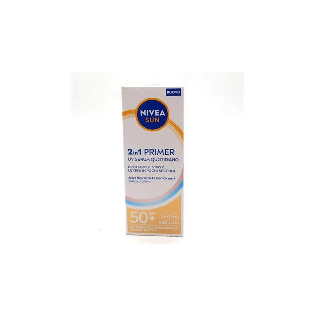 Nivea Sun Facial – Serum Solar Acido Hialuronico Sfp50 Unisex, 30 ml