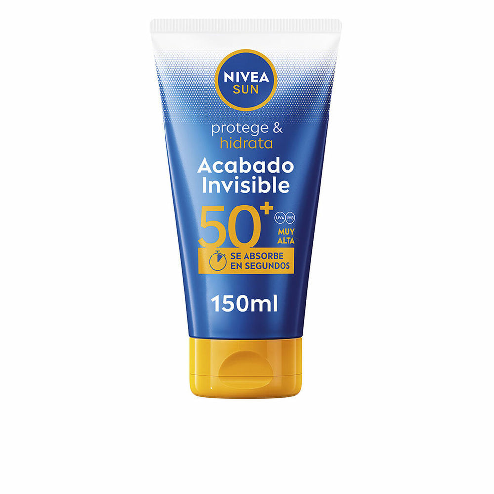 Nivea Sun Protege y Hidrata Loción Solar Acabado Invisible Spf50 Unisex, 150 ml