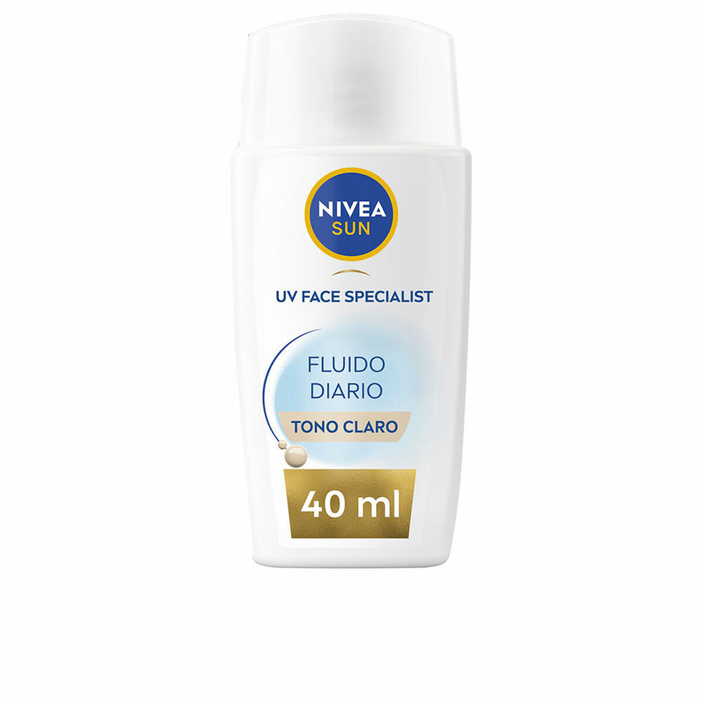 Nivea Sun Fluido Diario Protección Facial Spf50 Tono Claro Unisex, 40 ml