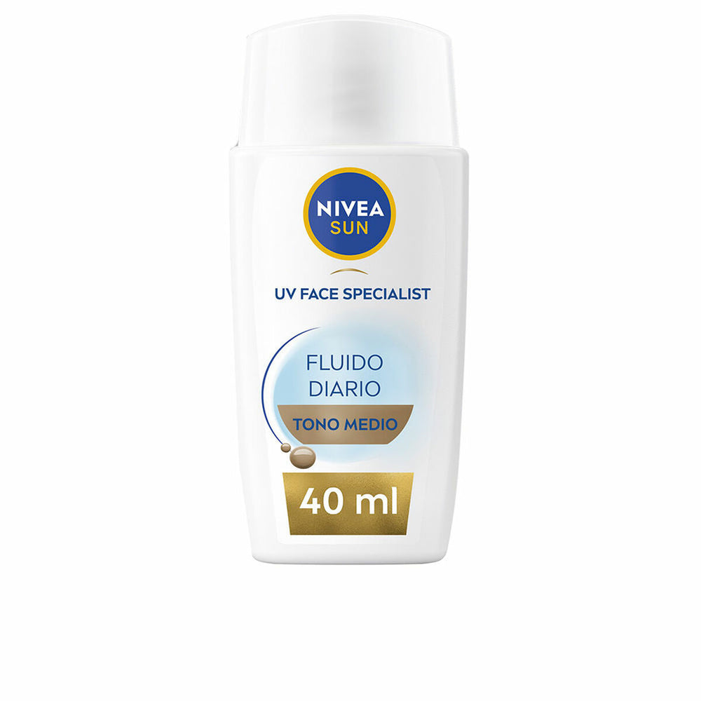 Nivea Sun Fluido Diario Protección Facial Spf50 Tono Medio Unisex, 40 ml