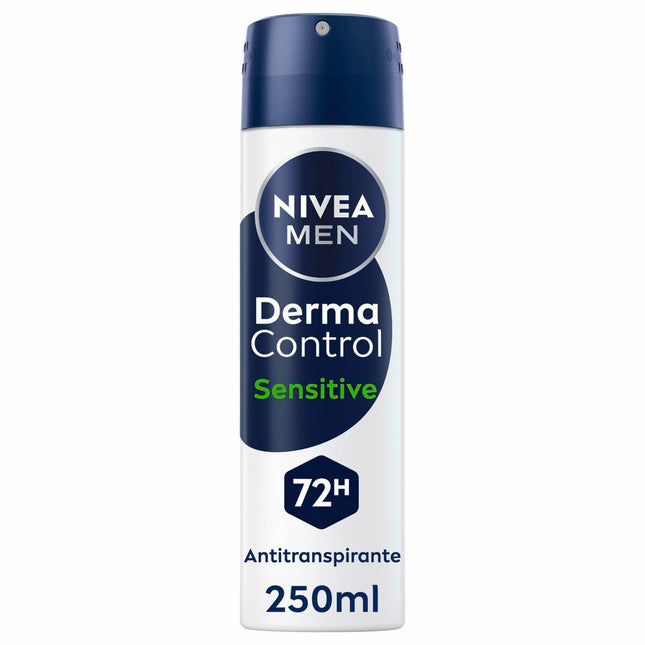 Nivea Derma Control Sensitive Desodorante – Spray Unisex, 250 ml
