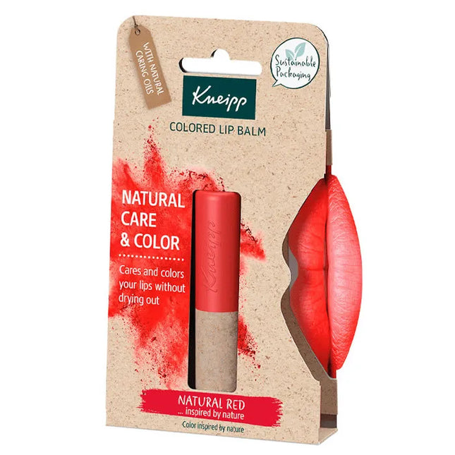 Kneipp Colored Lip Balm Natural Red, 3,5 g
