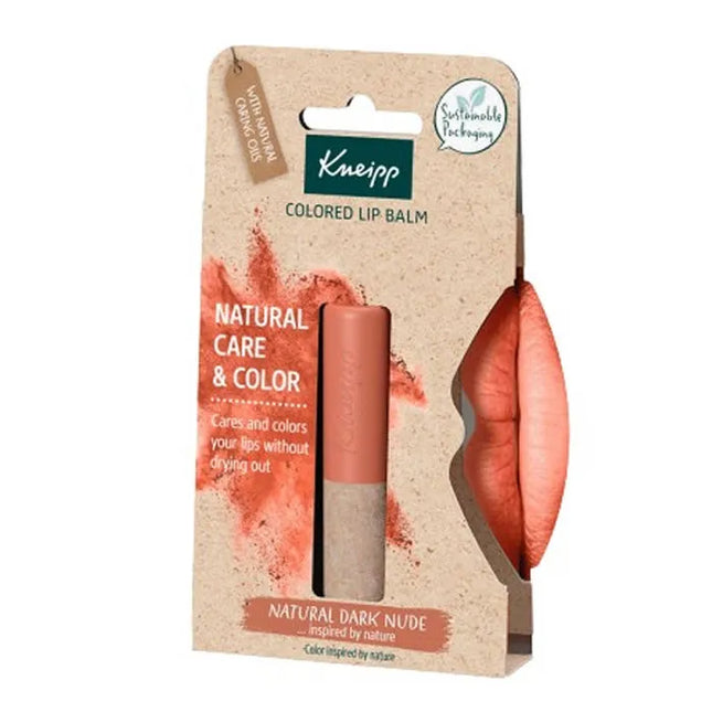 Kneipp Colored Lip Balm Natural Dark Nude, 3,5 g
