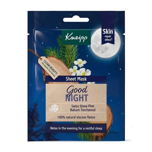 Kneipp Good Night Sheet Mask Unisex, 1 Units