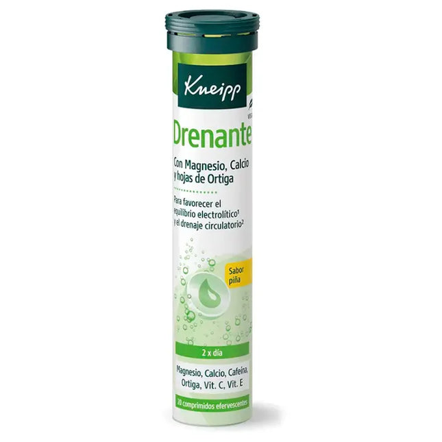 Kneipp Drenante Pineapple Effervescent Tablets 20 u Unisex