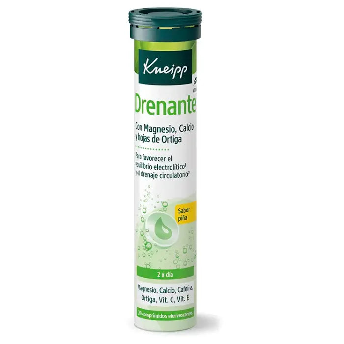 Kneipp Drenante Pineapple Effervescent Tablets 20 u Unisex