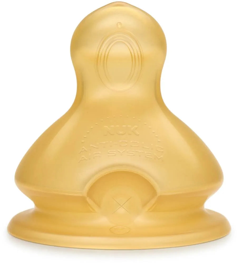 NUK Tetina Ancha Alimento First Choice Talla 1 L Latex 2 Units Nuk