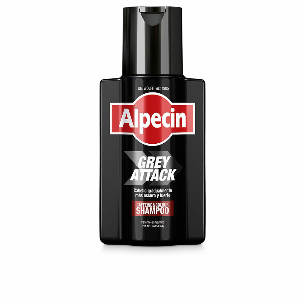 Alpecin Grey Attack Champú Anticaída y Anticanas Unisex, 200 ml