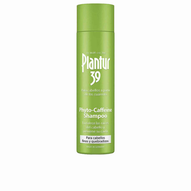 Alpecin Phyto-Caffeine Champú Para Cabellos Finos y Quebradizos Unisex, 250 ml