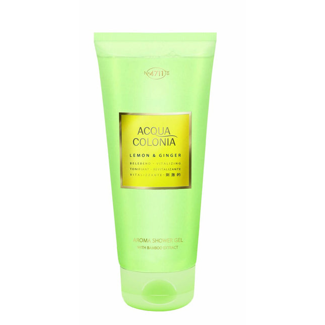 Mäurer & Wirtz 4711 Acqua Colonia Lemon & Ginger – Shower Gel for Unisex, 200 ml