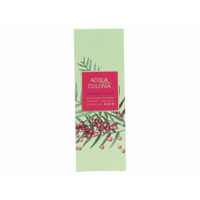 Mäurer & Wirtz 4711 Acqua Colonia Pink Pepper & Grapefruit – Shower Gel for Unisex, 200 ml