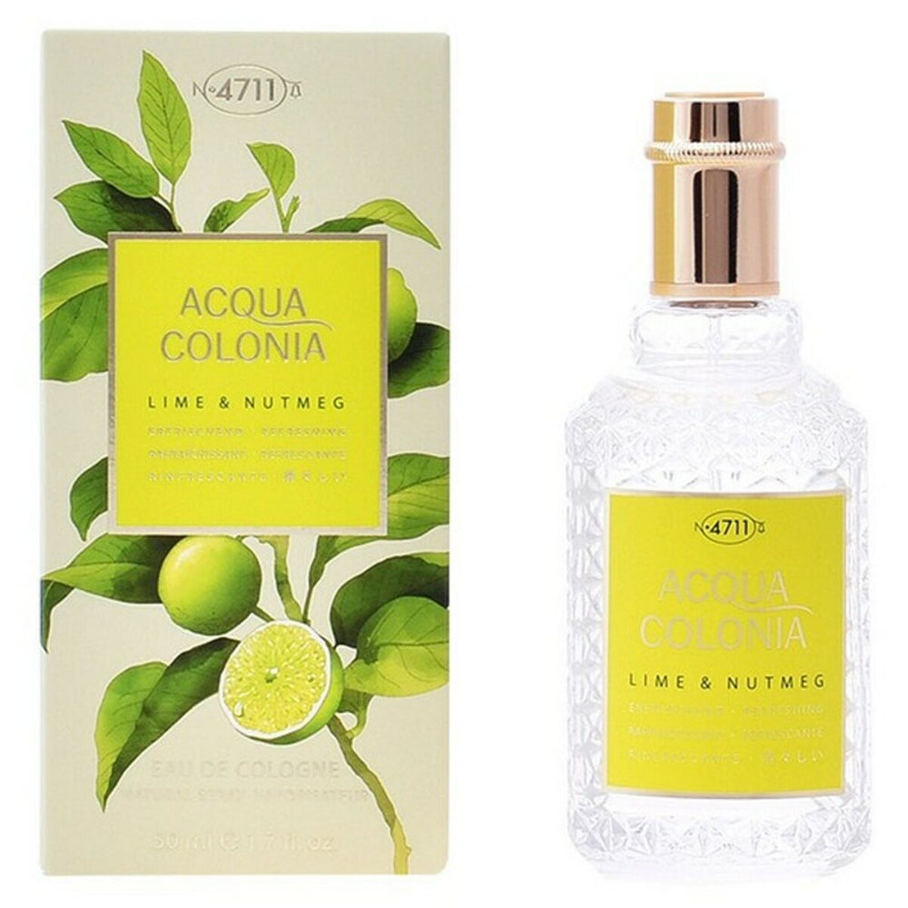 Mäurer & Wirtz 4711 Acqua Colonia Lime & Nutmeg – Eau de Cologne for Unisex, 50 ml