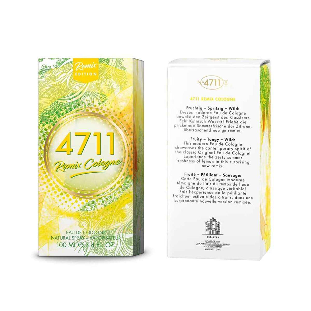 4711 Remix Urban Summer – Eau de Cologne Unisex Spray, 100 ml