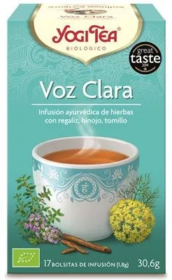 YOGI TEA Voz Clara 17 Bolsitas