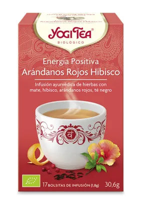 YOGI TEA Energia Positiva Arandanos Hibisco 17 X 1