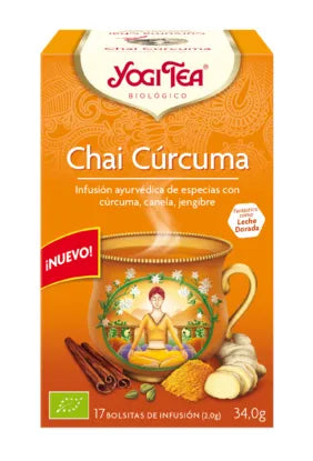 YOGI TEA Chai Curcuma 17 Bolsitas X, 2 g
